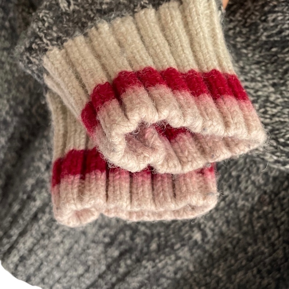 ROOTS Canada Wool Chunky Knit Cabin Sweater M - Picture 7 of 11
